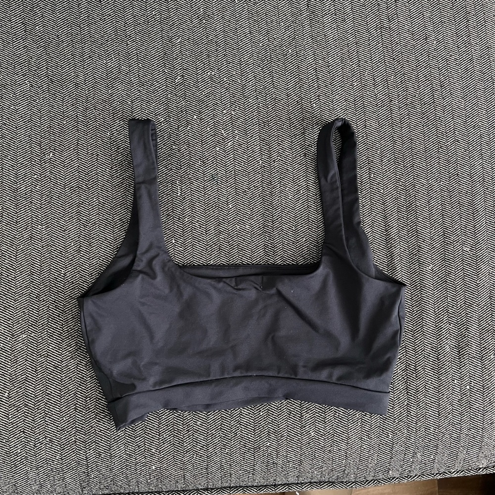 Garage, Black crop top, size XS.